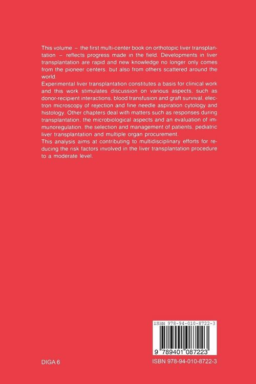 Produktbild: Progress in Liver Transplantation