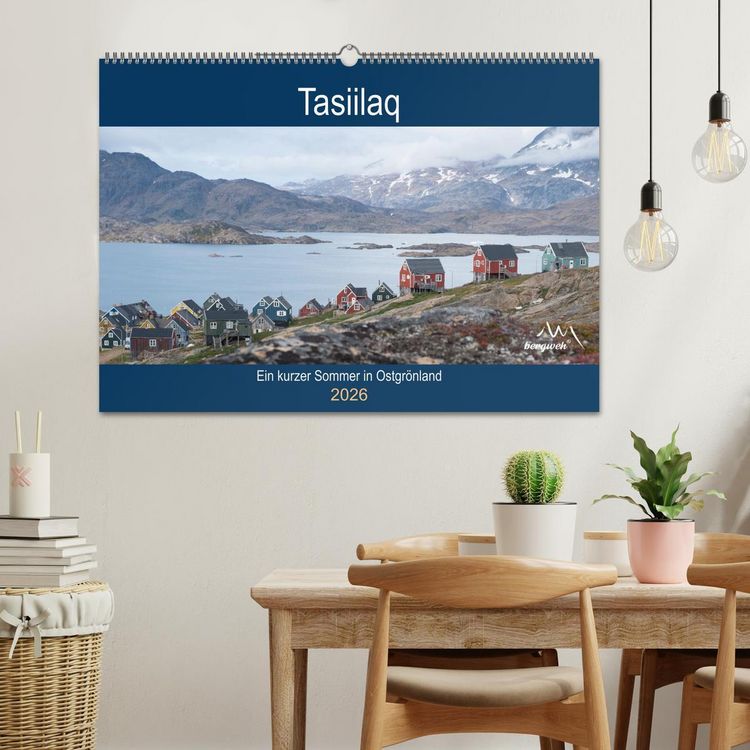 Produktbild: Tasiilaq - Ein kurzer Sommer in Ostgr&ouml;nland (Wandkalender 2026 DIN A2 quer), CALVENDO Monatskalender