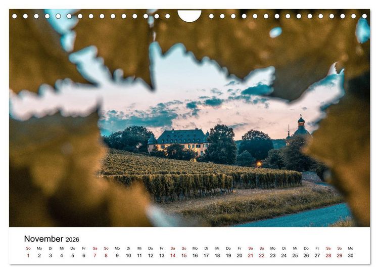 Produktbild: Rheingau 2026 (Wandkalender 2026 DIN A4 quer), CALVENDO Monatskalender