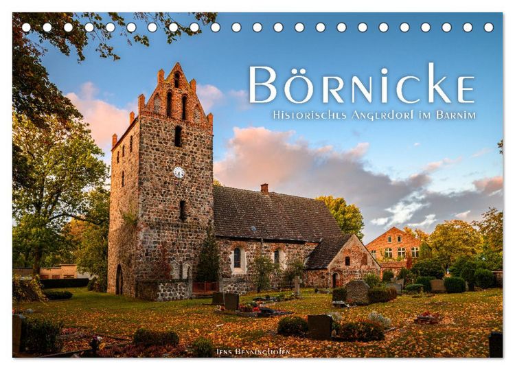 Produktbild: B&ouml;rnicke - Historisches Angerdorf im Barnim (Tischkalender 2026 DIN A5 quer), CALVENDO Monatskalender