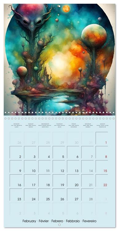 Produktbild: Otherworldly Wonders (Wall Calendar 2026 12 &times; 12 Inch) CALVENDO 12 Month Wall Calendar