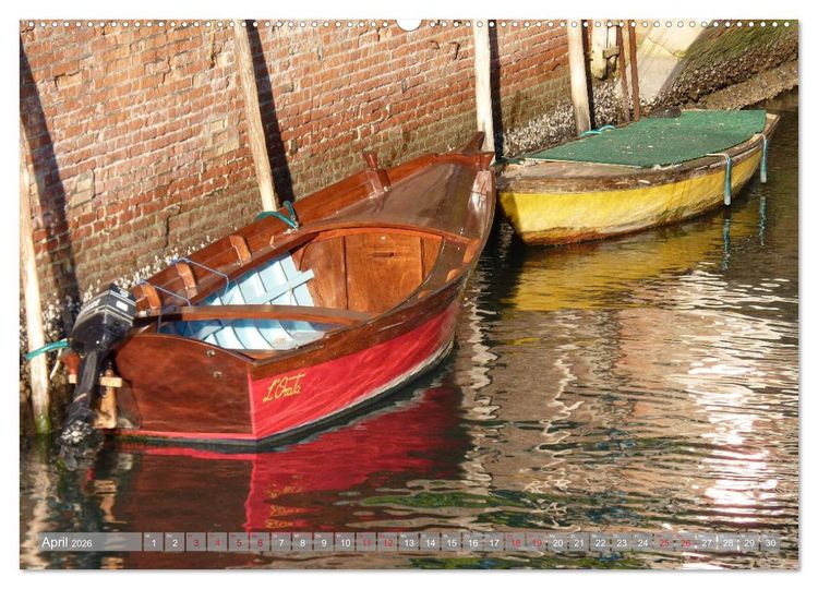 Produktbild: VENEDIG - Perle der Lagune (hochwertiger Premium Wandkalender 2026 DIN A2 quer), Kunstdruck in Hochglanz