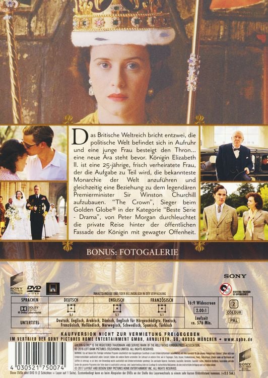 The Crown - Die komplette erste Season [4 DVDs]