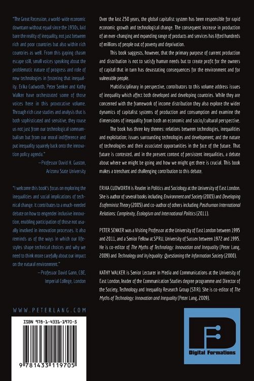 Produktbild: Technology, Society and Inequality