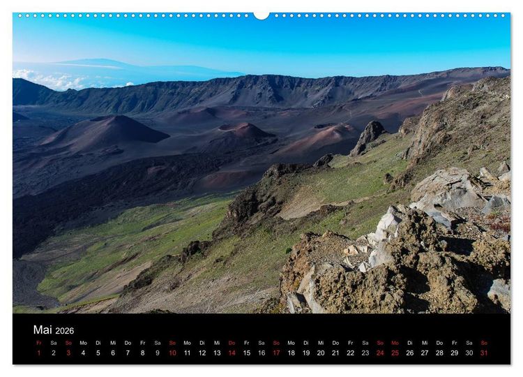 Produktbild: Hawaii - Oahu - Maui (hochwertiger Premium Wandkalender 2026 DIN A2 quer), Kunstdruck in Hochglanz