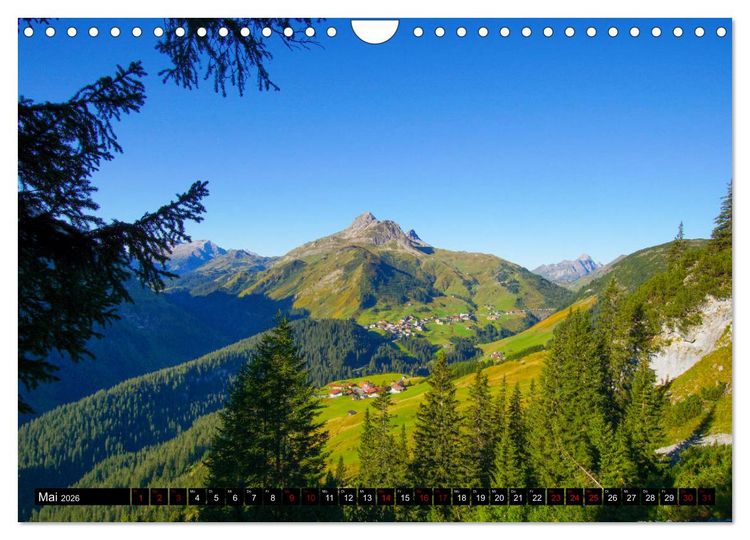 Produktbild: Wundersch&ouml;nes Lechtal (Wandkalender 2026 DIN A4 quer), CALVENDO Monatskalender