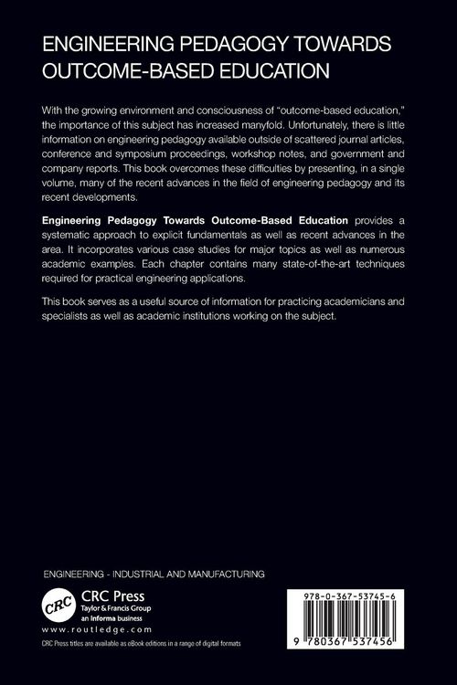 Produktbild: Engineering Pedagogy Towards Outcome-Based Education