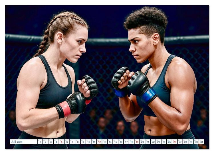 Produktbild: MMA Mixed Martial Arts (Wandkalender 2026 DIN A2 quer), CALVENDO Monatskalender