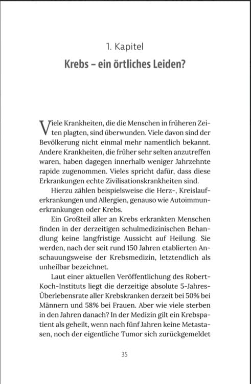 Produktbild: Der Krebs-Irrtum