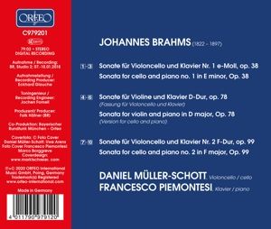 Produktbild: Johannes Brahms-Sonatas