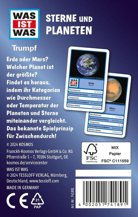 Produktbild: WAS IST WAS Trumpf Sterne & Planeten