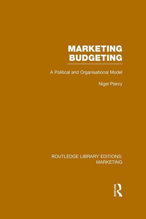 Produktbild: Marketing Budgeting (RLE Marketing)