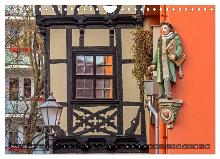 Produktbild: Unterwegs in Halle (Wandkalender 2026 DIN A4 quer), CALVENDO Monatskalender