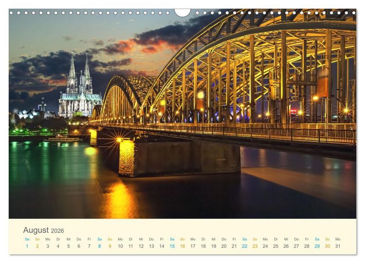 Produktbild: Deutsche Br&uuml;cken (Wandkalender 2026 DIN A3 quer), CALVENDO Monatskalender