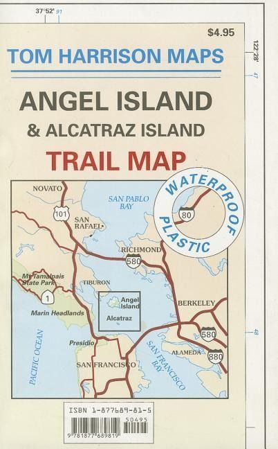 Produktbild: Angel Island & Alcatraz Island Trail Map