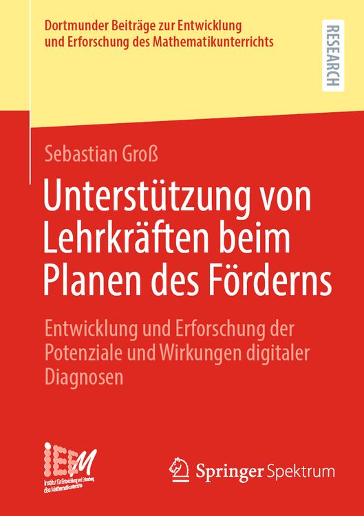 Produktbild: Unterst&uuml;tzung von Lehrkr&auml;ften beim Planen des F&ouml;rderns