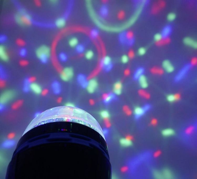 Produktbild: Renkforce E27 PARTYLAMP LED Party-Leuchtmittel 1W RGB Anzahl Leuchtmittel: 3