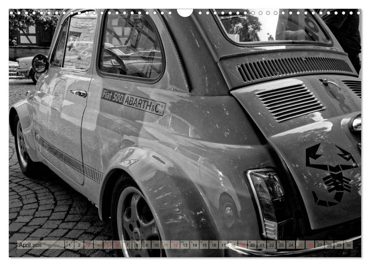 Produktbild: il Cinquecento - Details im Fokus - im Look eines legend&auml;ren Analogfilms (Wandkalender 2026 DIN A3 quer), CALVENDO Monatskalender