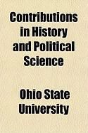 Produktbild: Contributions in History and Political Science