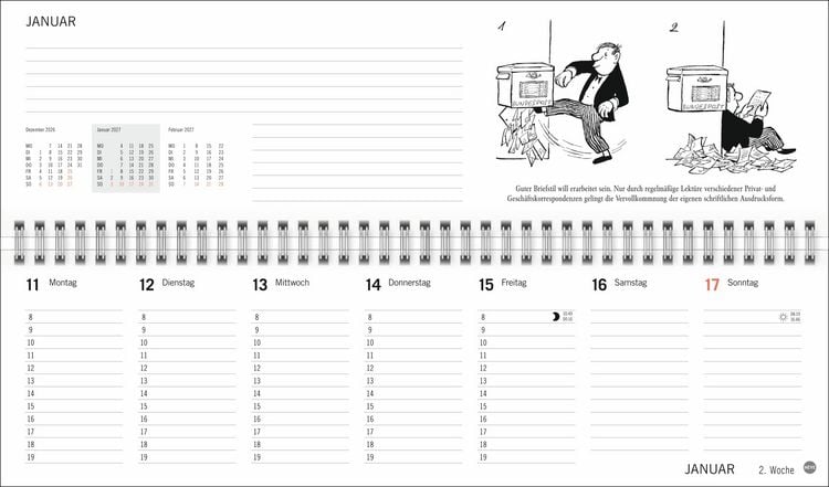 Produktbild: Loriot B&uuml;roplaner 2027