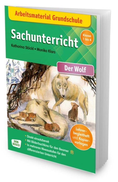 Produktbild: Arbeitsmaterial Grundschule. Sachunterricht: Der Wolf.