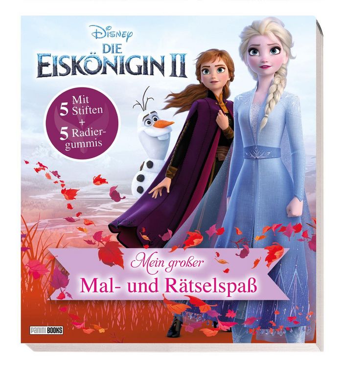 Produktbild: Disney Die Eisk&ouml;nigin 2: Mein gro&szlig;er Mal- und R&auml;tselspa&szlig;