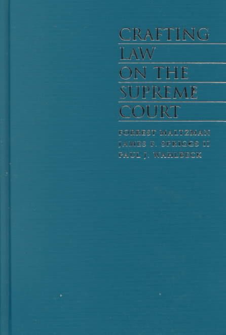 Produktbild: Crafting Law on the Supreme Court