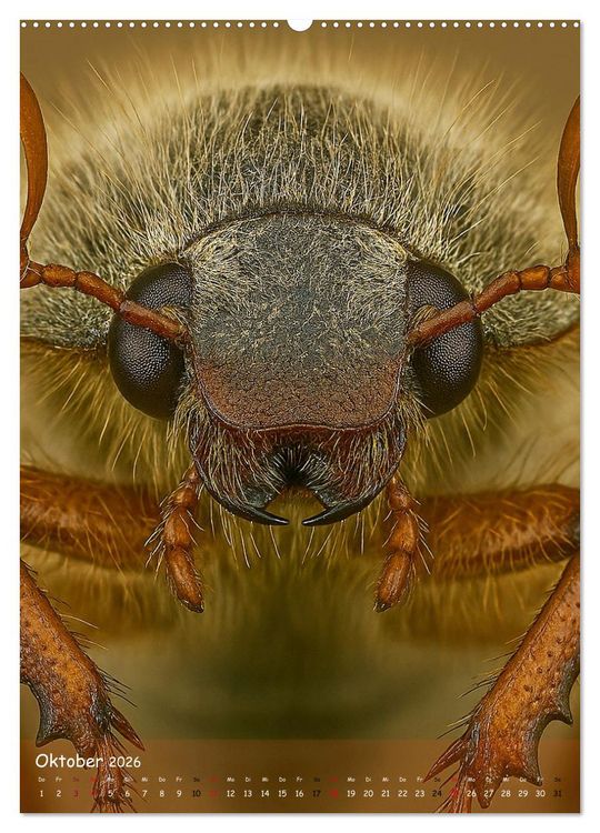 Produktbild: Makromonster - Sch&ouml;nheit im Detail (hochwertiger Premium Wandkalender 2026 DIN A2 hoch), Kunstdruck in Hochglanz