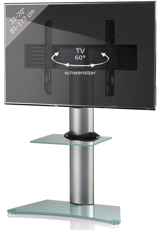 Produktbild: Universal TV Fernseh St&auml;nder Standfu&szlig; Alu Zental