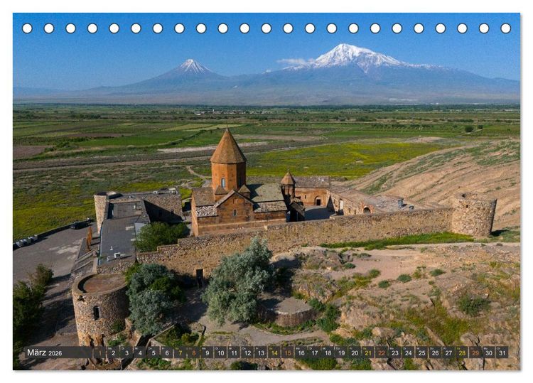 Produktbild: Armenien entdecken (Tischkalender 2026 DIN A5 quer), CALVENDO Monatskalender