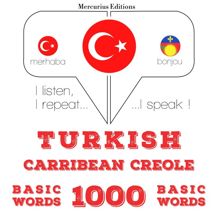 Produktbild: T&uuml;rk&ccedil;e - Karayip Kreyolu: 1000 temel kelime
