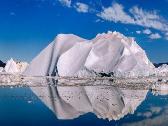 Produktbild: CALVENDO Puzzle Eisriese in der Diskobucht vor Ilulissat | 1000 Teile Lege-Gr&ouml;&szlig;e 64x48cm Foto-Puzzle f&uuml;r gl&uuml;ckliche Stunden
