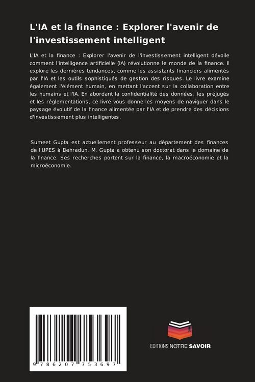 Produktbild: L'IA et la finance : Explorer l'avenir de l'investissement intelligent