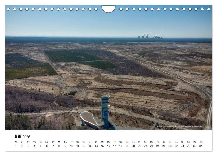 Produktbild: Die Lausitz - Region im Wandel (Wandkalender 2026 DIN A4 quer), CALVENDO Monatskalender