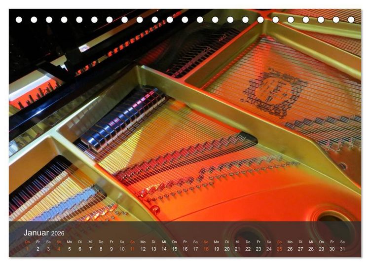 Produktbild: Instrumenten Perspektiven (Tischkalender 2026 DIN A5 quer), CALVENDO Monatskalender