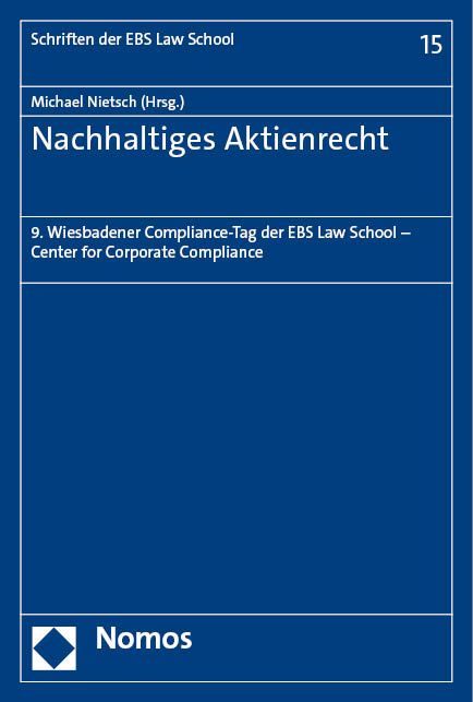 Produktbild: Nachhaltiges Aktienrecht