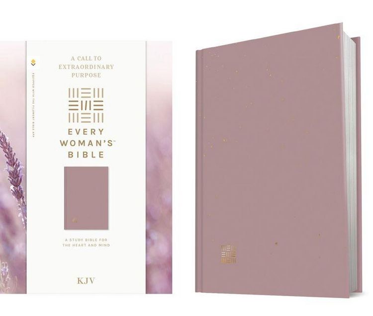 Produktbild: KJV Every Woman's Bible, Filament Enabled (Hardcover, Plum, Red Letter)