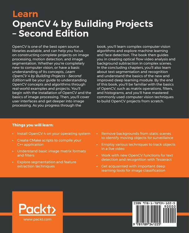 Produktbild: Learn OpenCV 4 by Building Projects - Second Edition