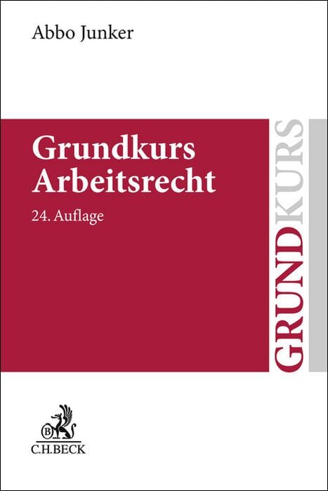 Produktbild: Grundkurs Arbeitsrecht