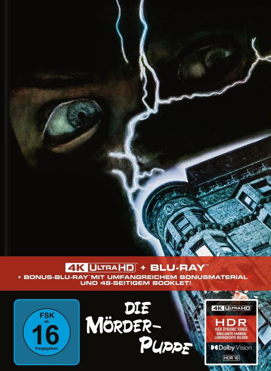 Produktbild: Chucky &ndash; Die M&ouml;rderpuppe - Limitiertes Mediabook (4K Ultra HD + Blu-ray + Bonus-Blu-ray) &ndash; Cover B