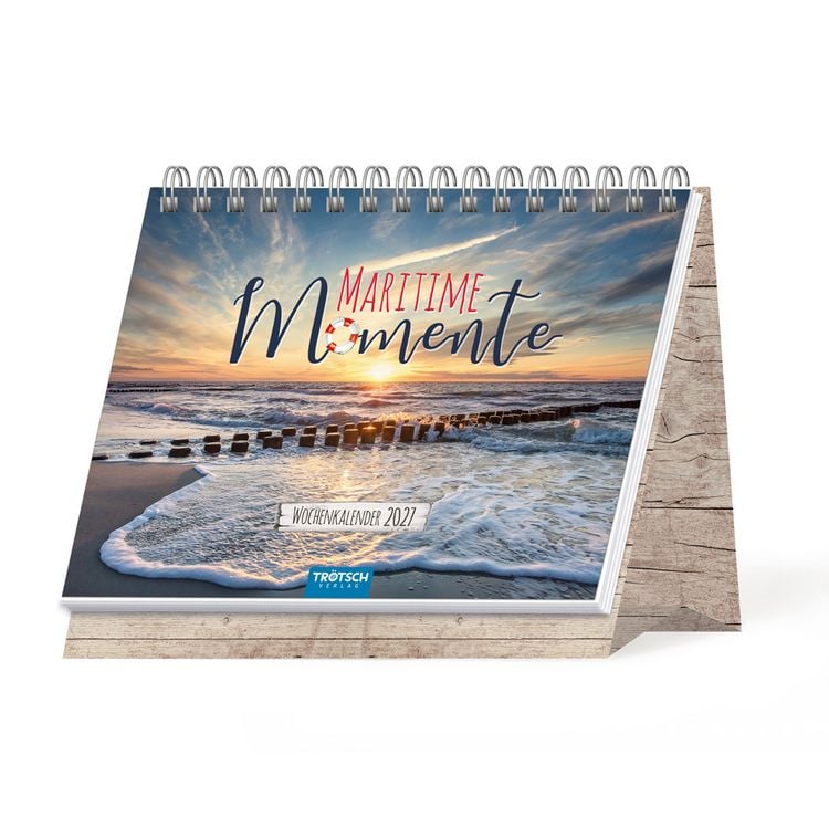 Produktbild: TR&Ouml;TSCH - Aufstellwochenkalender Maritime Momente 2027