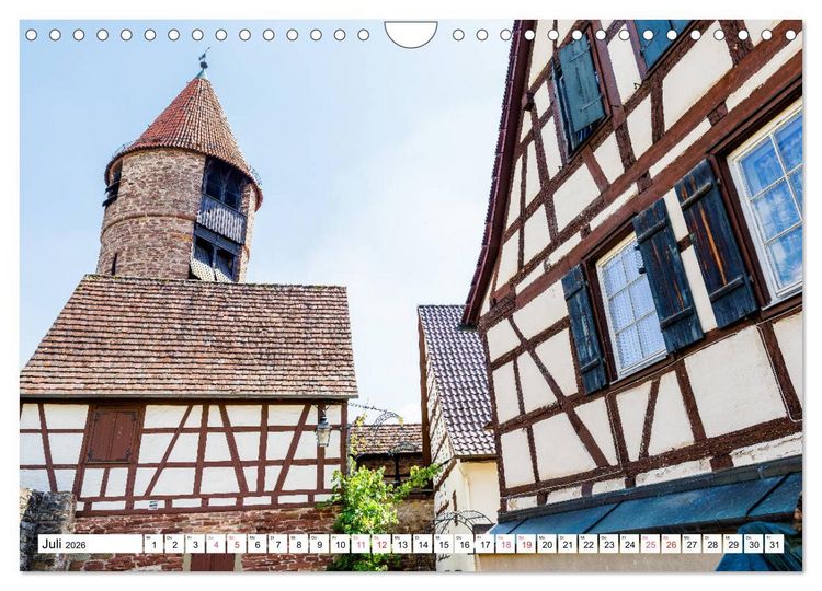 Produktbild: Weil der Stadt - einfach liebenswert (Wandkalender 2026 DIN A4 quer), CALVENDO Monatskalender