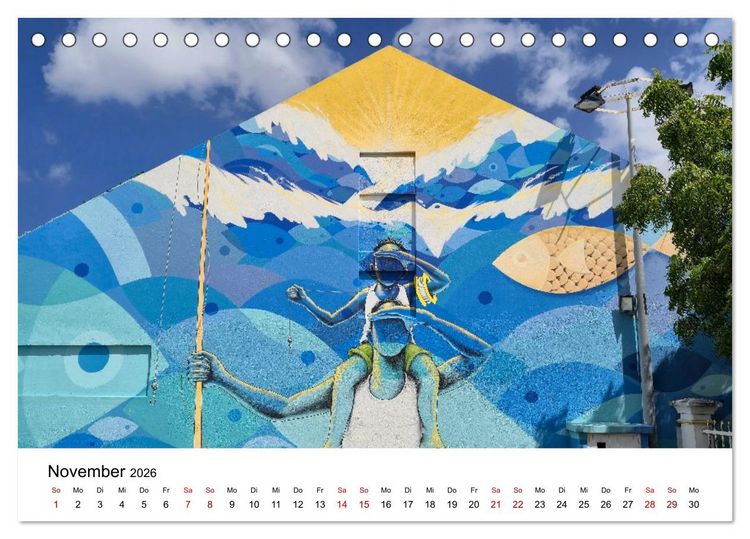 Produktbild: Willemstad - Die bunte Seite von Cura&ccedil;ao (Tischkalender 2026 DIN A5 quer), CALVENDO Monatskalender