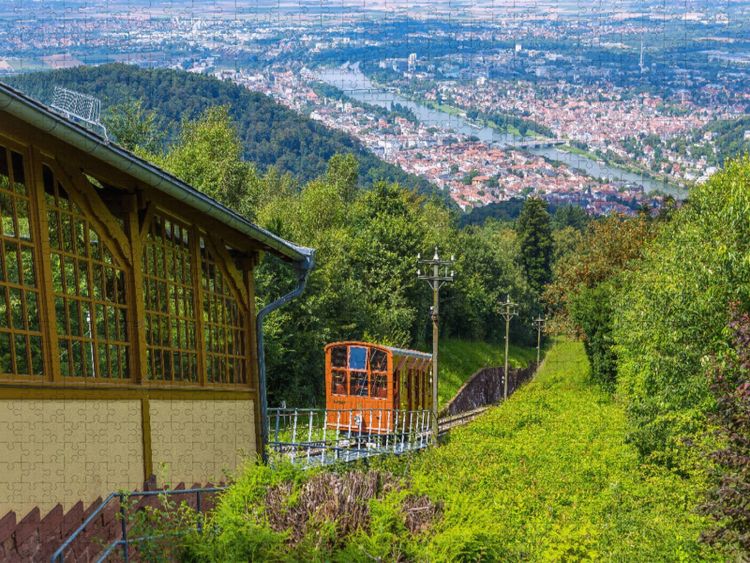 Produktbild: CALVENDO Puzzle Heidelberg am Neckar | 1000 Teile Lege-Gr&ouml;&szlig;e 64x48cm Foto-Puzzle f&uuml;r gl&uuml;ckliche Stunden