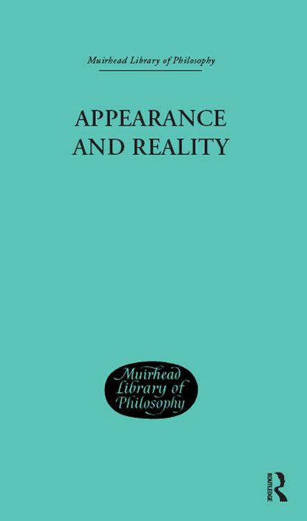 Produktbild: Appearance and Reality