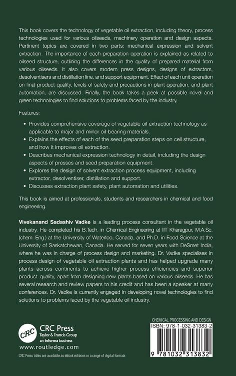 Produktbild: Principles of Vegetable Oil Extraction