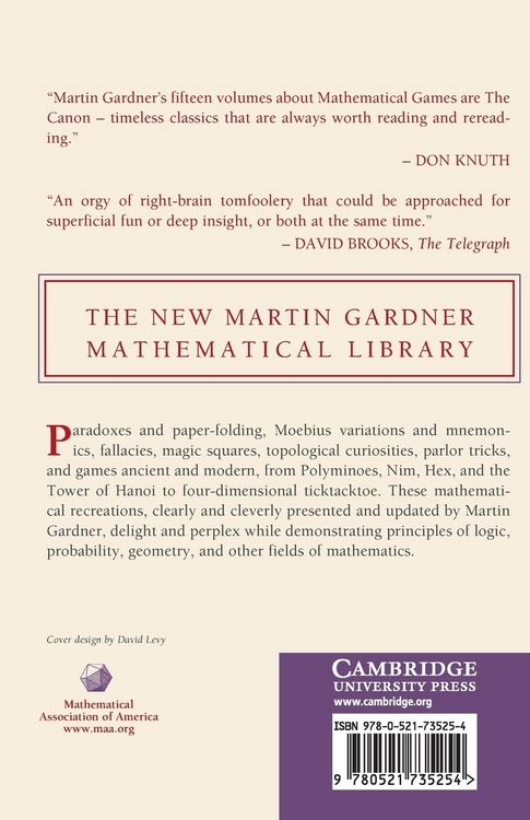 Produktbild: Hexaflexagons, Probability Paradoxes, and the Tower of Hanoi