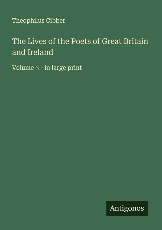 Produktbild: The Lives of the Poets of Great Britain and Ireland