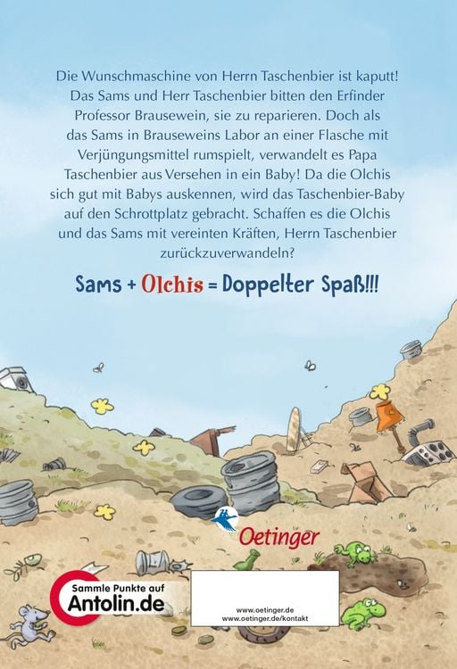 Produktbild: Die Olchis und das Sams 1. Die kaputte Wunschmaschine