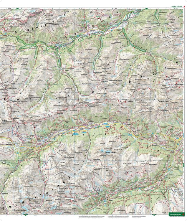 Produktbild: Freytag & berndt Wanderkarte WK 5504 Arlberg, Lech 1:35.000